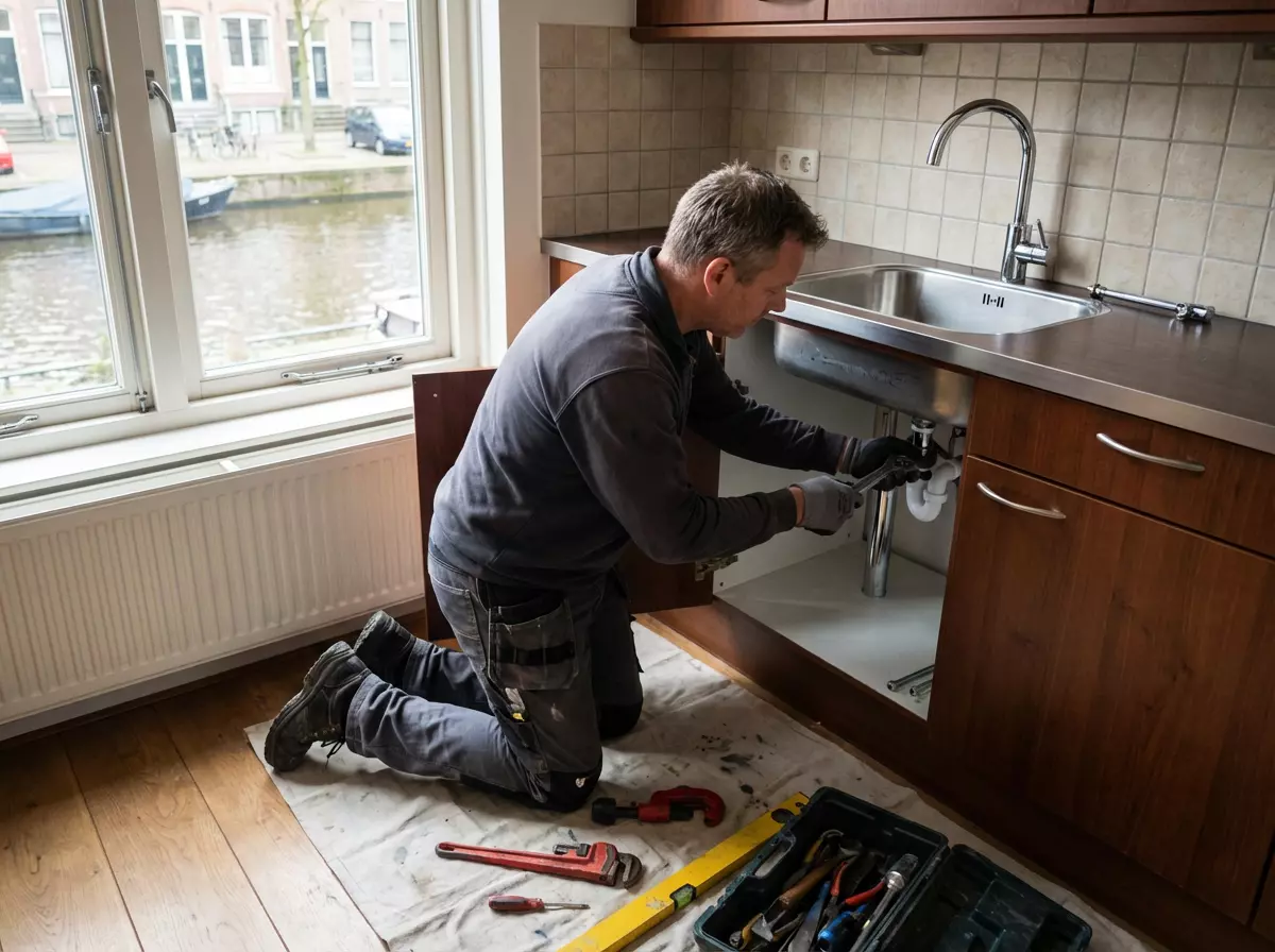 Keukenkraan lekt 2 keukenkraan vervangen enschede 1